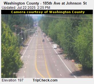 Traffic Cam Washington County - 185th Ave at Johnson St